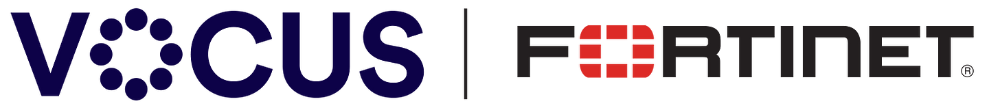 Vocus Fortinet logos